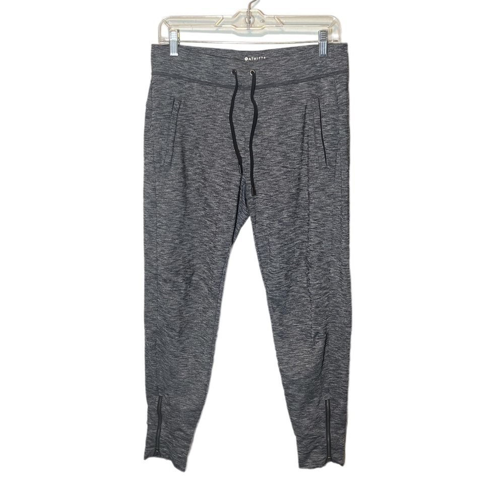 Athleta Joggers Track Pants Grey Small Lycra Lounge Pants Athleisure Sweatpants
